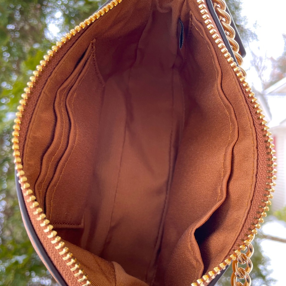 Coach Pebbled Leather Shoulder Bag in Penny/Gold - Picture 10 of 10